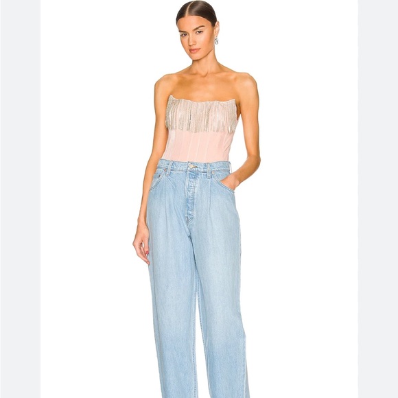 LPA corset top with rhinestone size med - Picture 2 of 10